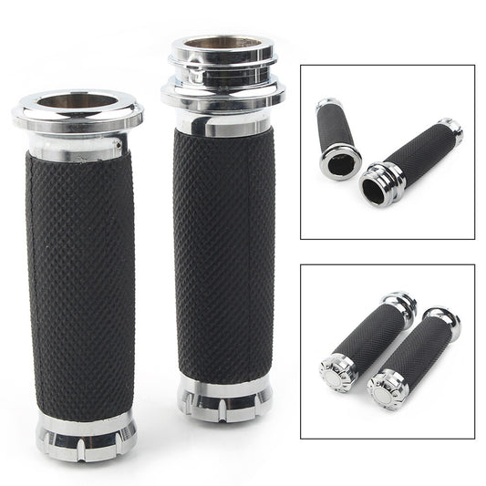 for Harley Road King Street Glide Electronic Throttle Hand Grips Handlebar Fit Q