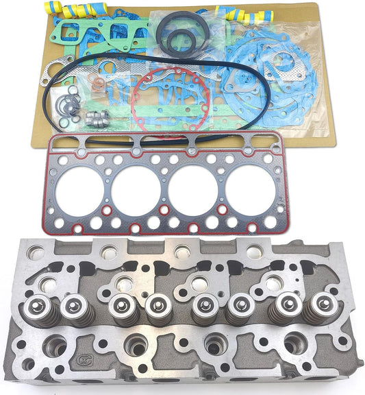 Complete Cylinder Head Set Full Gasket Kit V1702 for Bobcat 743 733 Skid Loader Q