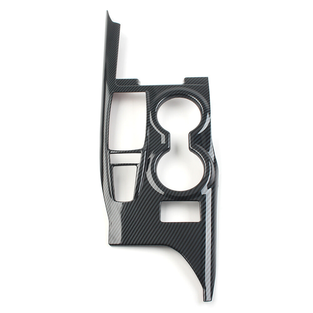 Carbon Fiber Look Black Gear Shift Box Panel Cover Trim for Toyota for Camry 18-20