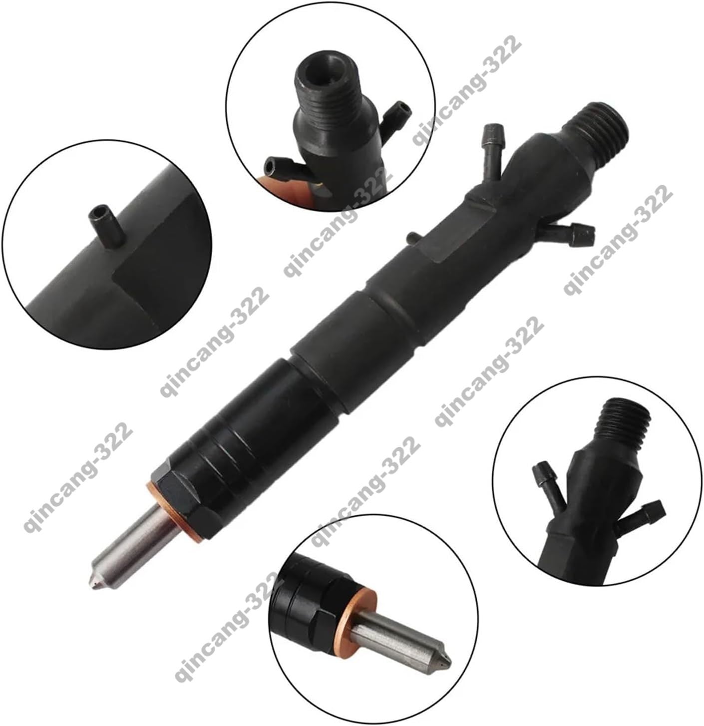 4Pcs Fuel Injector 2645K015 for Perkins Engine 1104C-E44T 1104C-E44TA