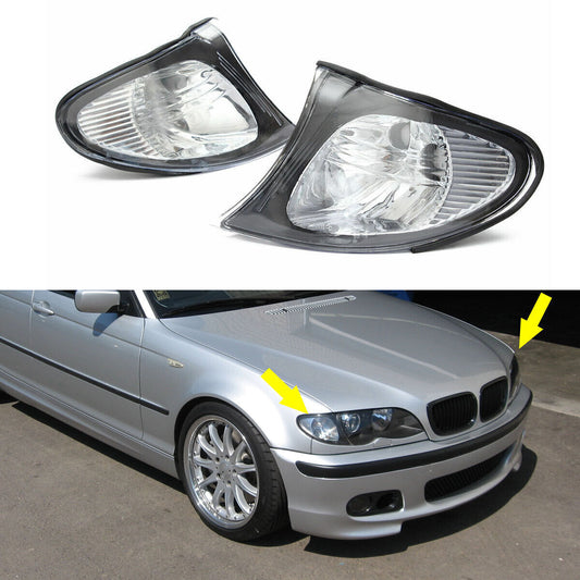 2×for BMW E46 2002-2005 4 Door Corner Rear View Mirror Lamp Left+Right NEW