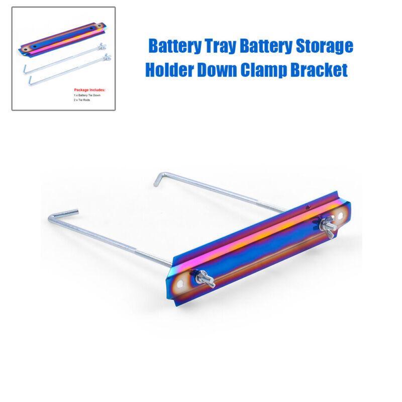 Car battery tray aluminum battery storage bracket fixing clip set - n