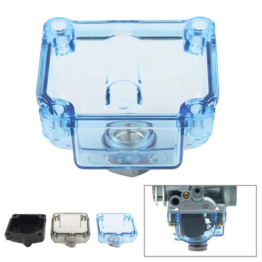 Motorcycle Plastic Transparent Carburetor Float Bowl Chamber for PHBG Carb 50cc