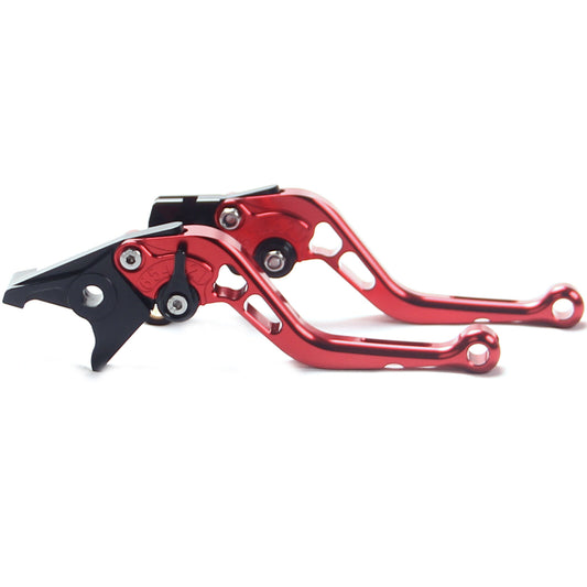 red Shorty Brake Clutch Levers For Honde CBR929RR 2000-2001 Adjustable