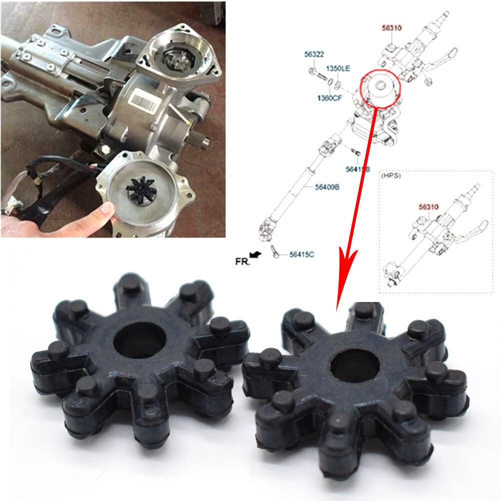 Flexible steering column coupler for Hyundai 2011-2014 for Elantra and for Kia Optima Soul 2.