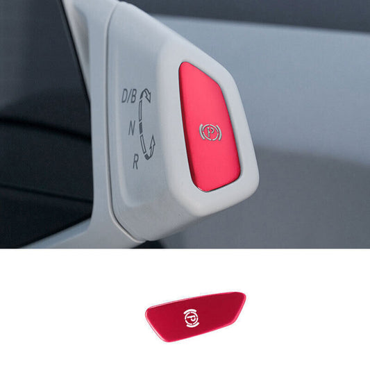 Red Aluminum Middle Console P Block Button Cover Trim for VW ID.4 2021 2022 2023