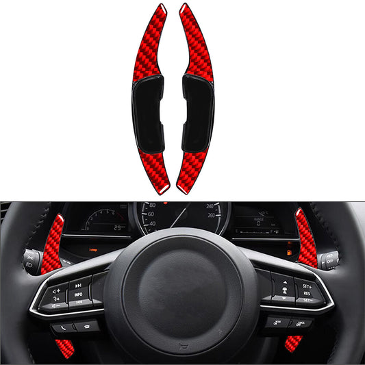 Red Steering Wheel Shift Paddle for Mazda 3 6 Atenza Axela CX-3 CX-4 MX-5