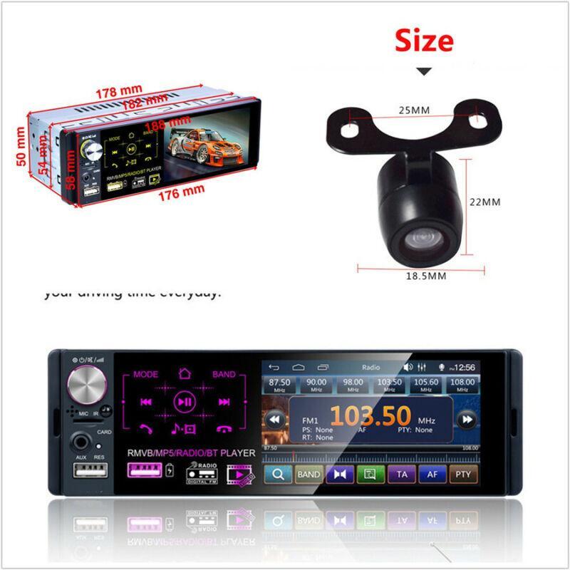 Touchscreen Bluetooth MP5 player, AM/FM radio, RDS+ dynamic track camera, Car 4.1- n