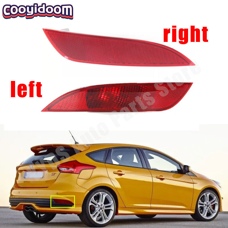 1Pair LED Rear Bumper Light Fog Lamp for Ford Focus Hatchback 2015-2018