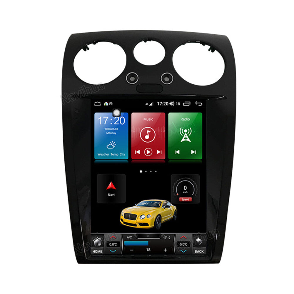 12.1 Android 10.0 Radio Vertical Screen GPS for Bentley 2004-2011