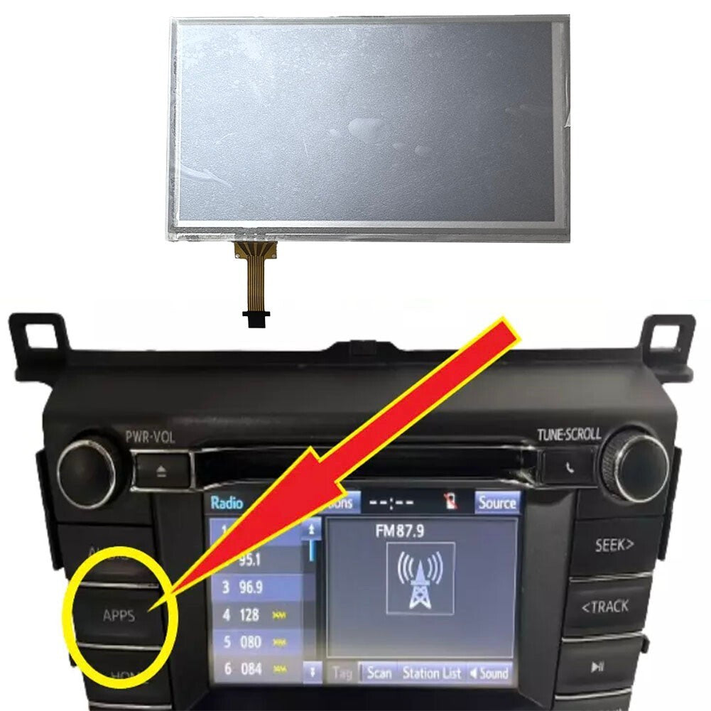 6.1 Touch LCD FOR APPS FOR GPS RADIO for RAV4 2014-18 C061VTN01 v