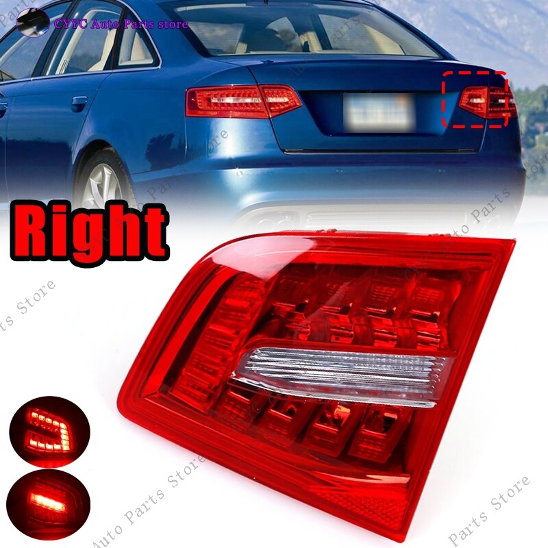Right LED Inner Tail Light for Audi A6 C6 S6 Quattro RS6 Saloon Sedan 2009-2011