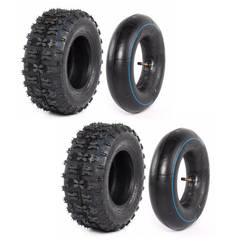 6 inch 13x5-6 13x5.00-6 Tyre +Tube Lawn Mower ATV Go Kart Scooter Quad Buggy x2
