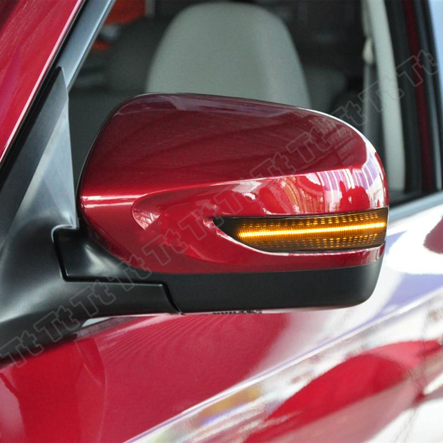 Sequential LED Side Mirror Turn Signal Lights for Subaru Impreza WRX STI Forester- v