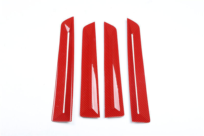 Interior Door Handle Panel Trim Cover for Honda for CIVIC 22-2024 Red Carbon ABS n