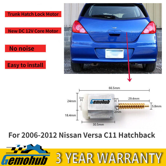 New Electric Trunk Lock Latch Motor For 2006-2012 for Nissan VERSA HATCHBACK