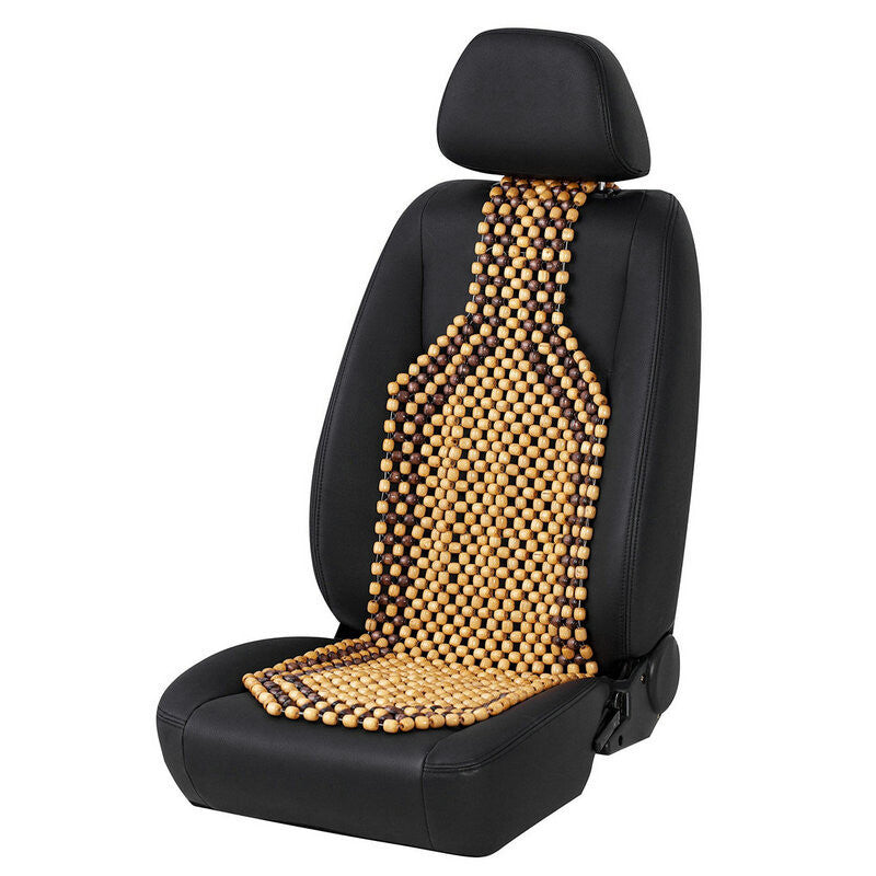 Wooden beaded car for seat cushion, double beaded for seat cover, massager