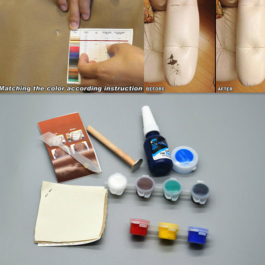 Car Leather for Seat Sofa Coats Holes Scratch Cracks Rip Vinyl Mend Tool Universal