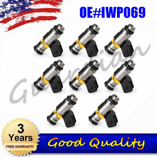 IWP069 8x Fuel Injector NEW Replace For MERCRUISER MAG V8 V6 861260T BOAT M EFI
