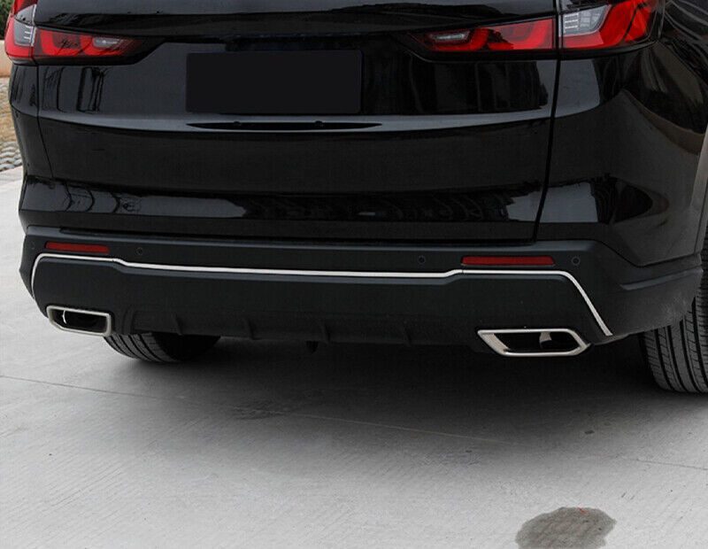 Chrome Steel Rear Bumper Protector Lower Strip 3PC for Honda CRV CR-V 23-24 B n