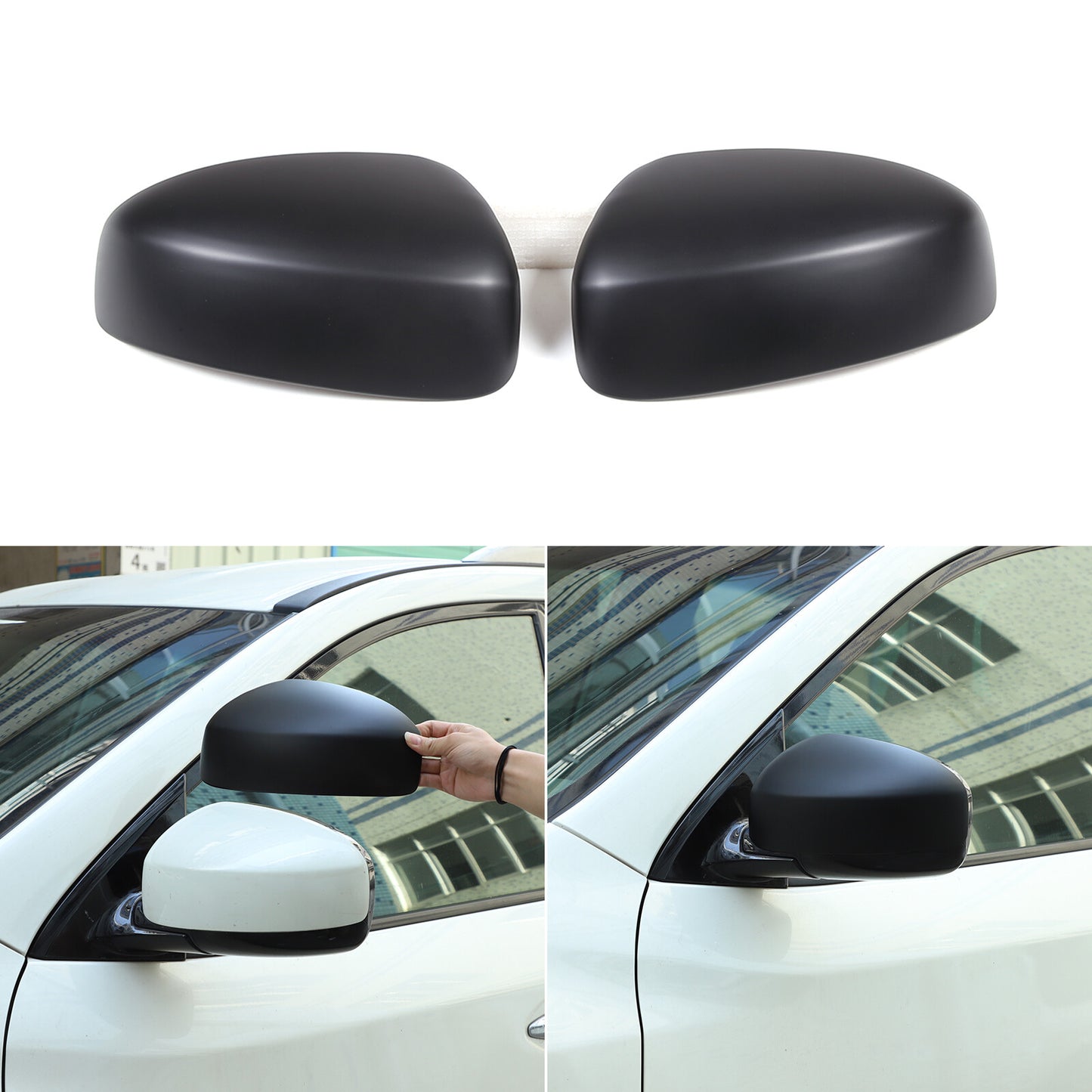 Gloss Black Rear Front Logo Badge Ring Protector for Subaru Forester 2022-23- v