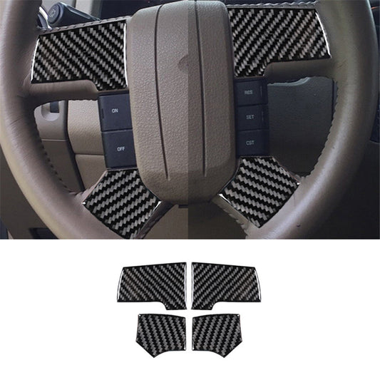 Carbon Fiber Interior Central Control Trim Panel Cover For Explorer 2011-14 v