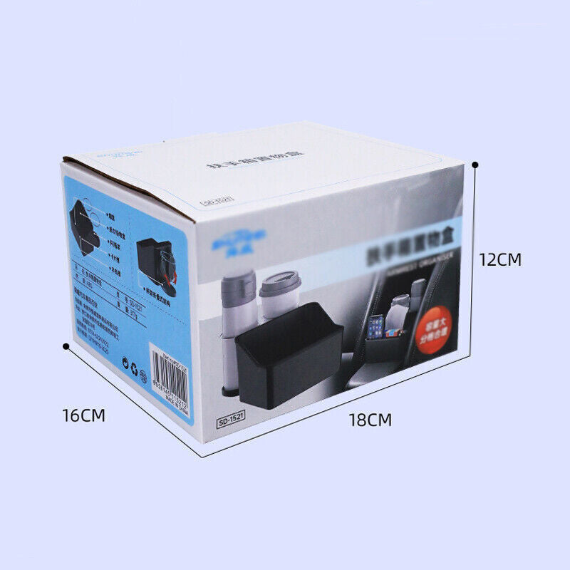 Car cup holder armrest storage box, multi-functional tissue, coffee and beverage storage box - n