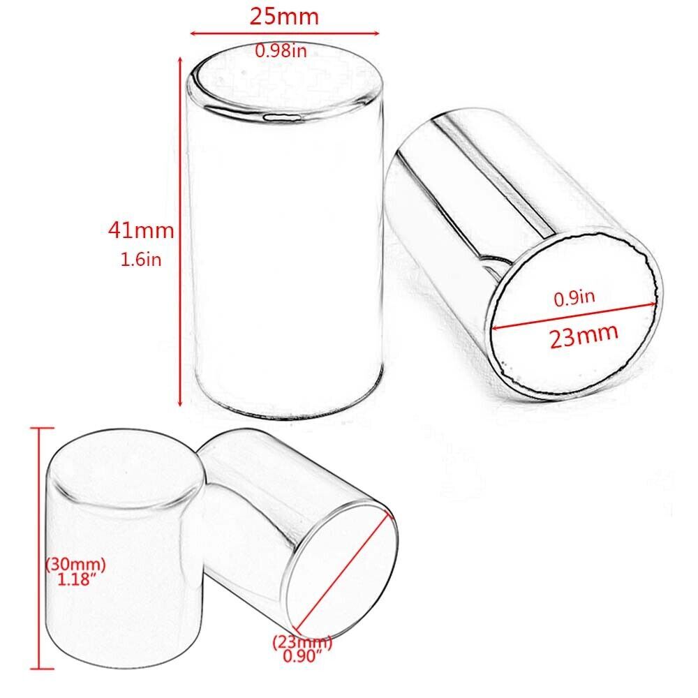 Black dock station hardware magnetic tip cover for Harley Touring Electra Road Glide- n