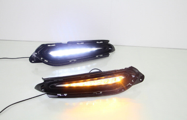 for Honda HRV Vezel 2015 - 2018 LED DRL Daytime Running Lights Fog Turn