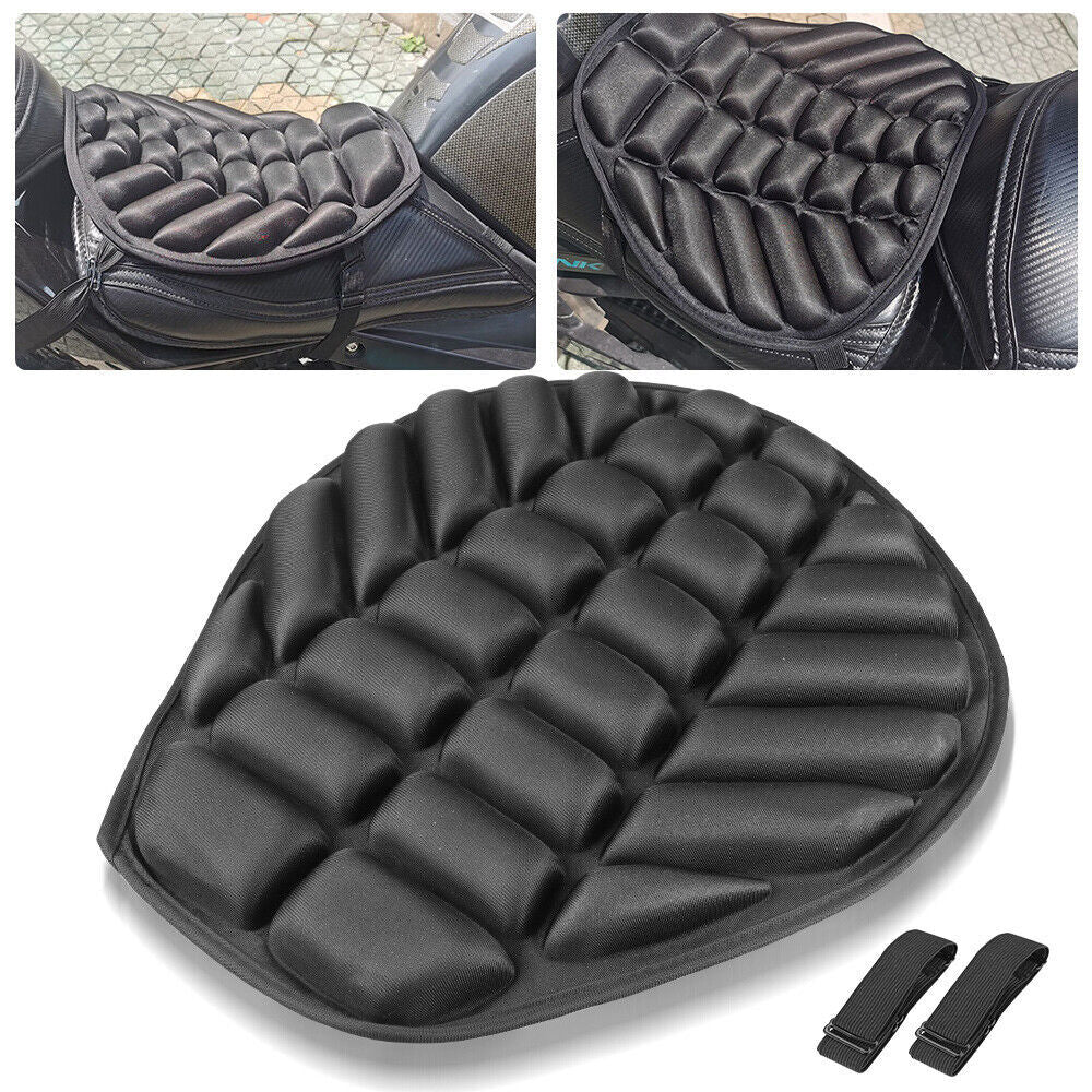 Universal Motorcycle for Seat Cushion Cover Comfort Shockproof Pillow Mat Pad Lycra
