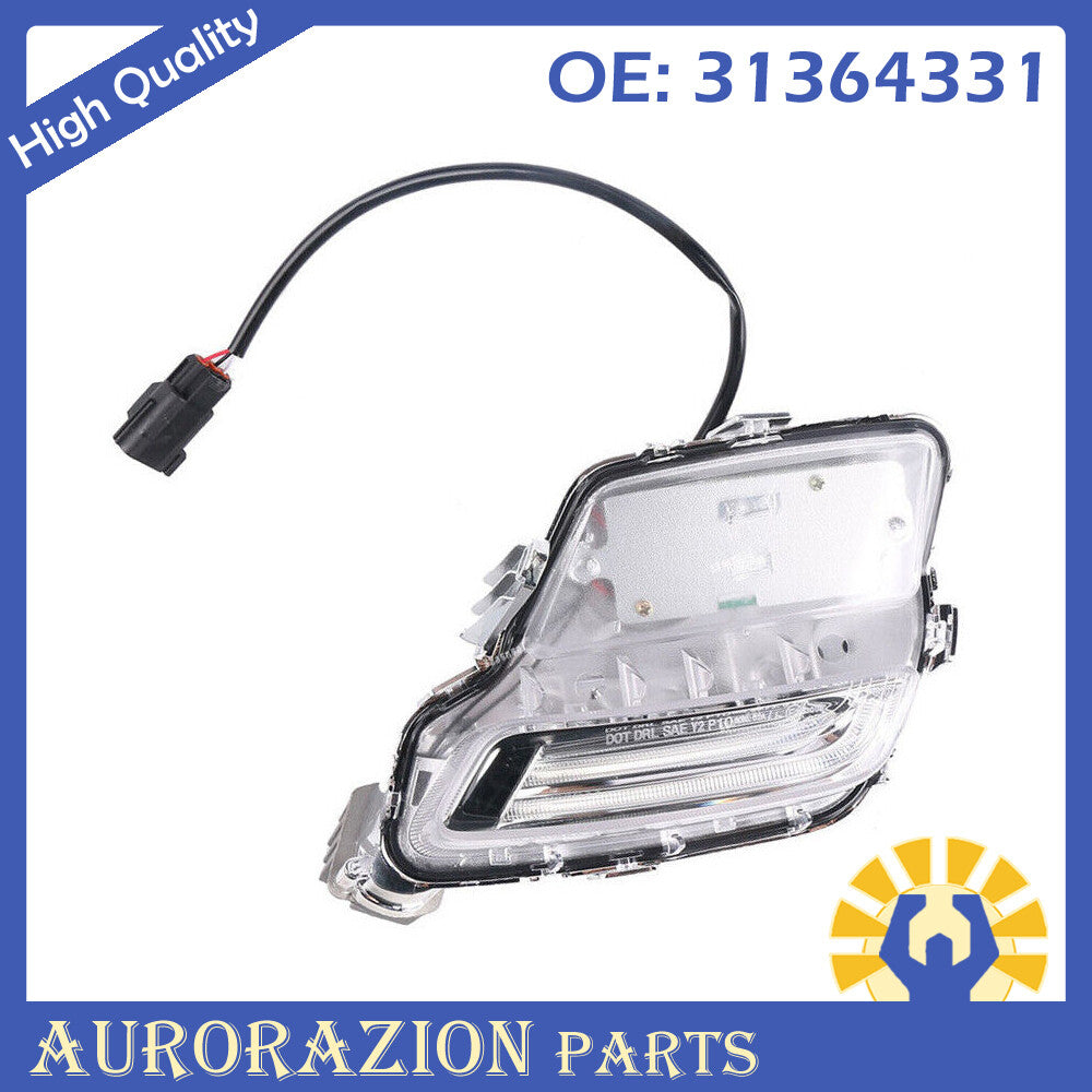 Right transparent front bumper LED fog lights for Volvo XC60 2014-2018 n