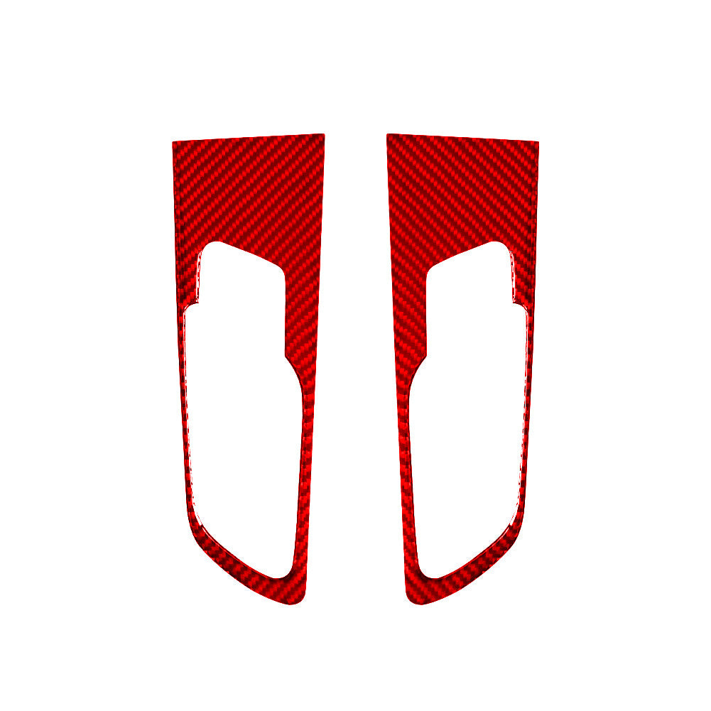 Red Carbon Fiber Speedometer Cover Trim For Silverado/Tahoe/ for Sierra 2007-2014 v