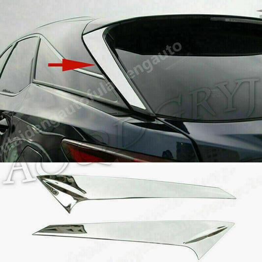 for Lexus RX350 RX450H 2016-2021 Rear Window Spoiler Wing Side Panel Cover Trim