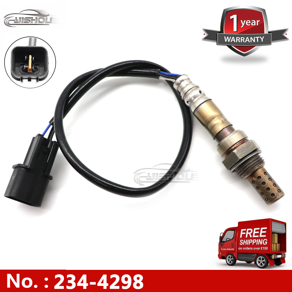 Downstream Oxygen (O2) Sensor 234-4298 for Chevrolet Aveo Aveo5 L4 1.6L, 2009-2011, new.