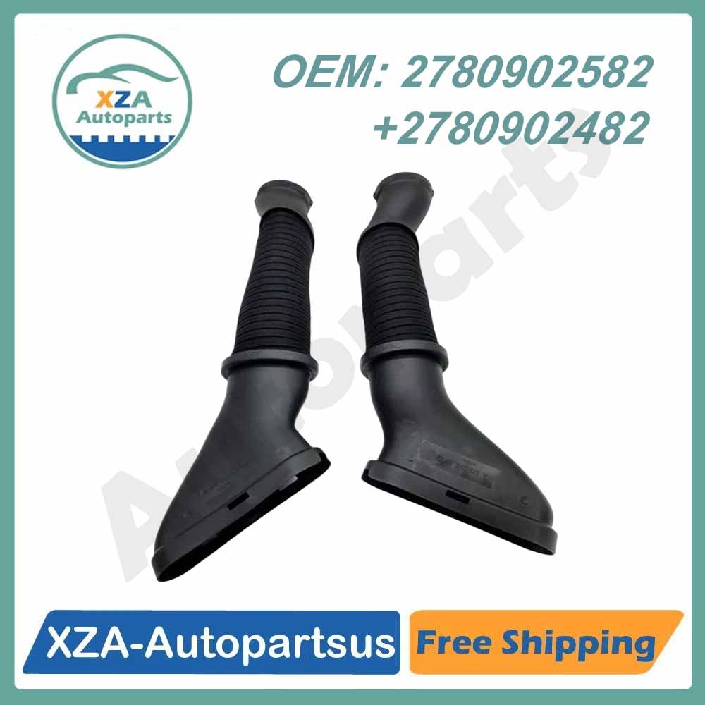 Pair Left  Right Air Intake Hoses for Mercedes for Benz W166 GL450 GL550 GLS550 New Q