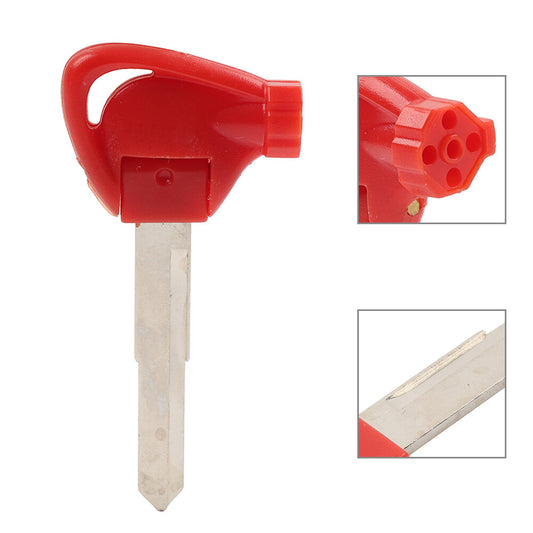 Left Ignition Key Blank Uncut Blade Red FITS Fit for Yamaha Motorbike Scooter Q