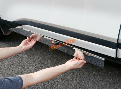 For 2020-2022 for Kia Seltos KX3 ABS Chrome Trim Body Side Door Cover Moulding Trims