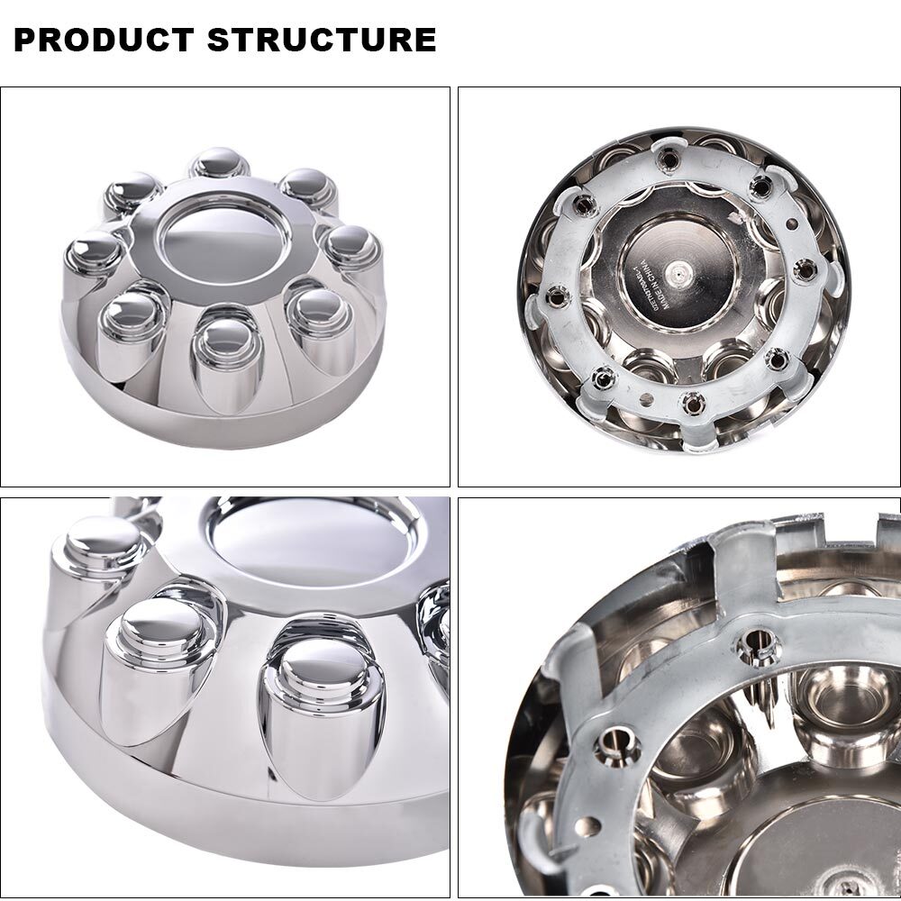 Fits for Ram 2500 3500 Trucks 17 for CHRome Alloy Wheels Center Hub Caps 8 Lug Caps 4 pcs - v