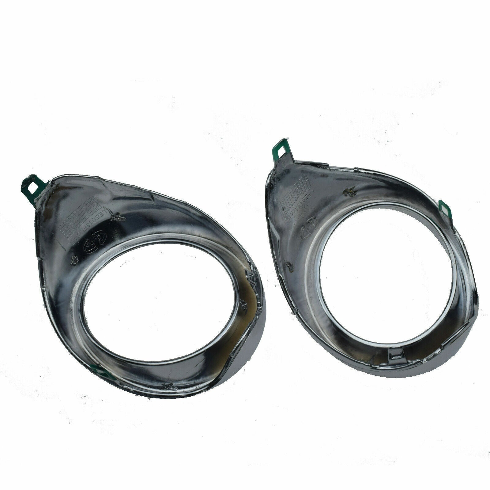 Pair of Bumper Chrome Fog Light Trim Rings for 2013 - 2015 for Lexus ES350 ES300h- v