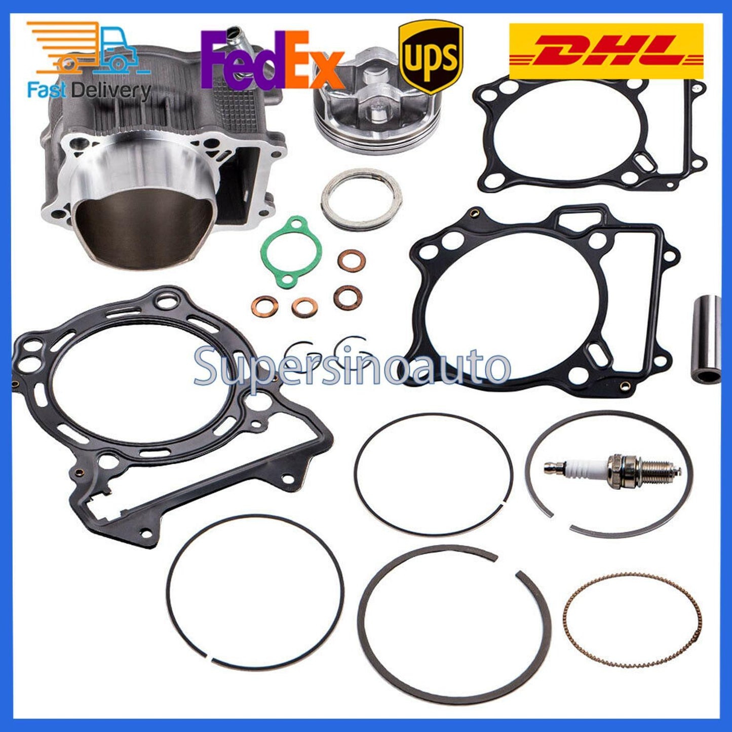 Cylinder Piston Gaskets Top End Rebuild Kit For LTZ400 LTZ 400 2003-2014 for Suzuki