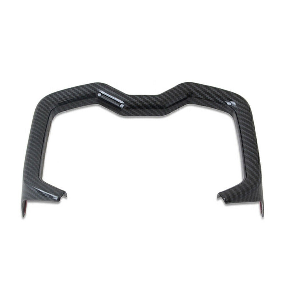 Carbon Fiber Inner Water Cup Holder Frame Cover Trim Fit 2019 2020 for Toyota RAV4