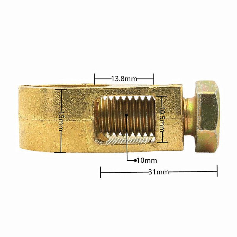 2xDurable Copper Battery Terminal Car SUV Truck Quick Connector Cable Clamp Clip v