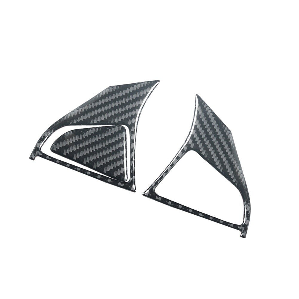 Carbon Fiber Steering Wheel Button Trim Type B For Sonic 2012-2016 New n