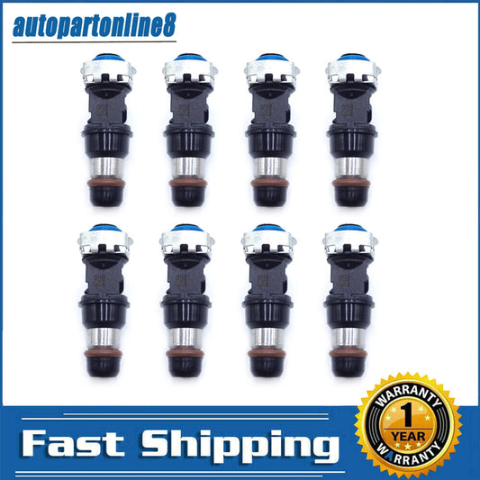 8-piece fuel injector kit 1711353 suitable for GimCity for Cadillac for Chevrolet 2001-2007 4.8L 5.3L 6.0L