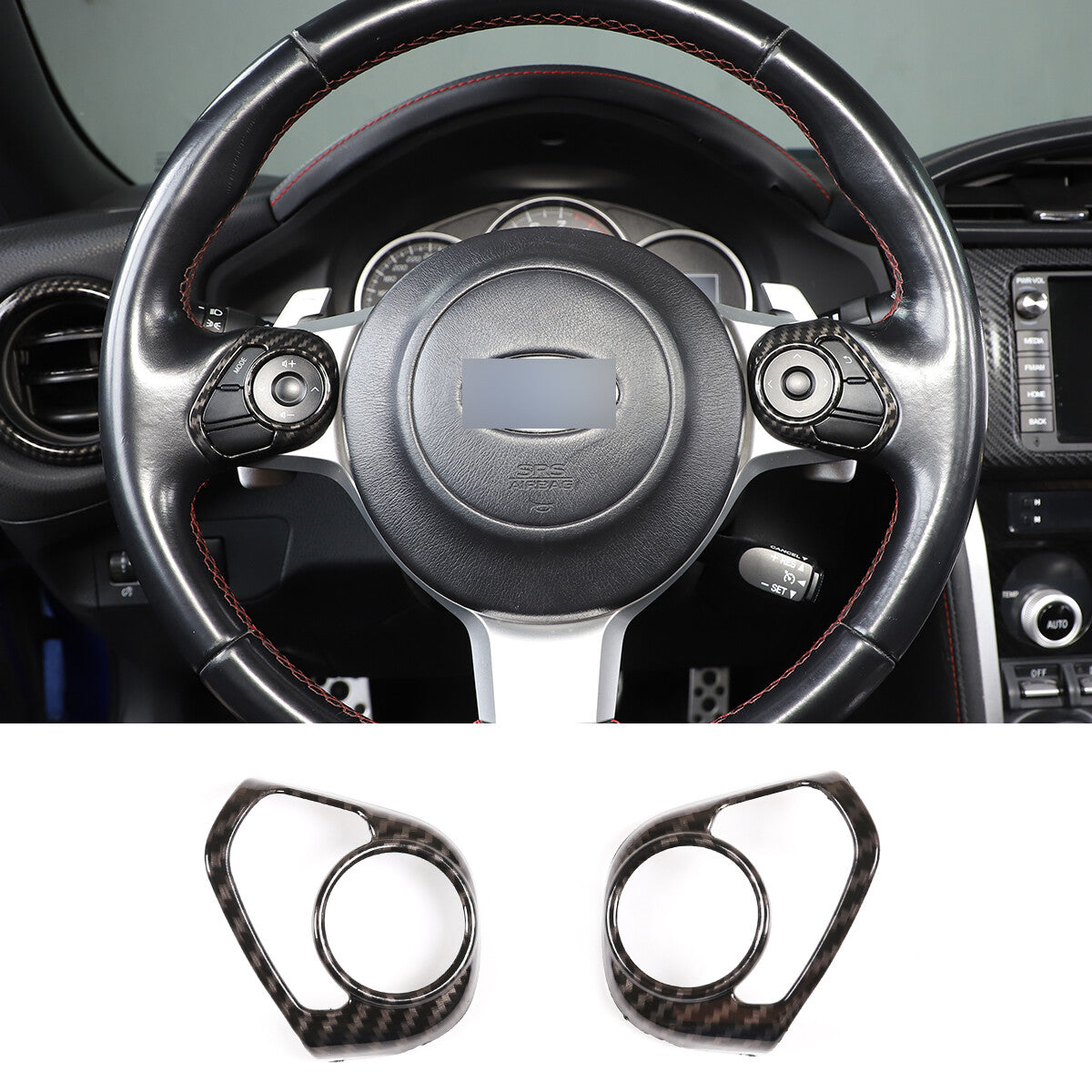 for Highlander 2020-2022 Carbon Aluminum Car Key Holder- v