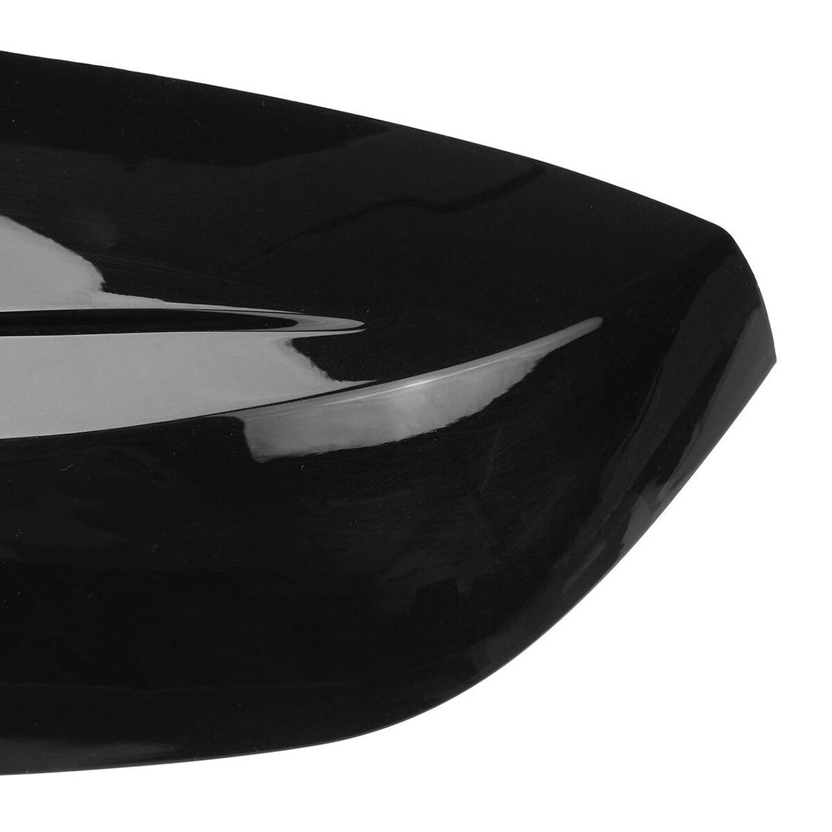 2x Rearview Mirrored Wing Caps for Infiniti Q50 Q6 2014-2022 M3 Gloss Black