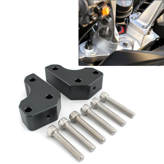 Fit for Kawasaki GTR1400 Concours 1400 08-22 AL Handlebar Risers Height Up Adapters Q