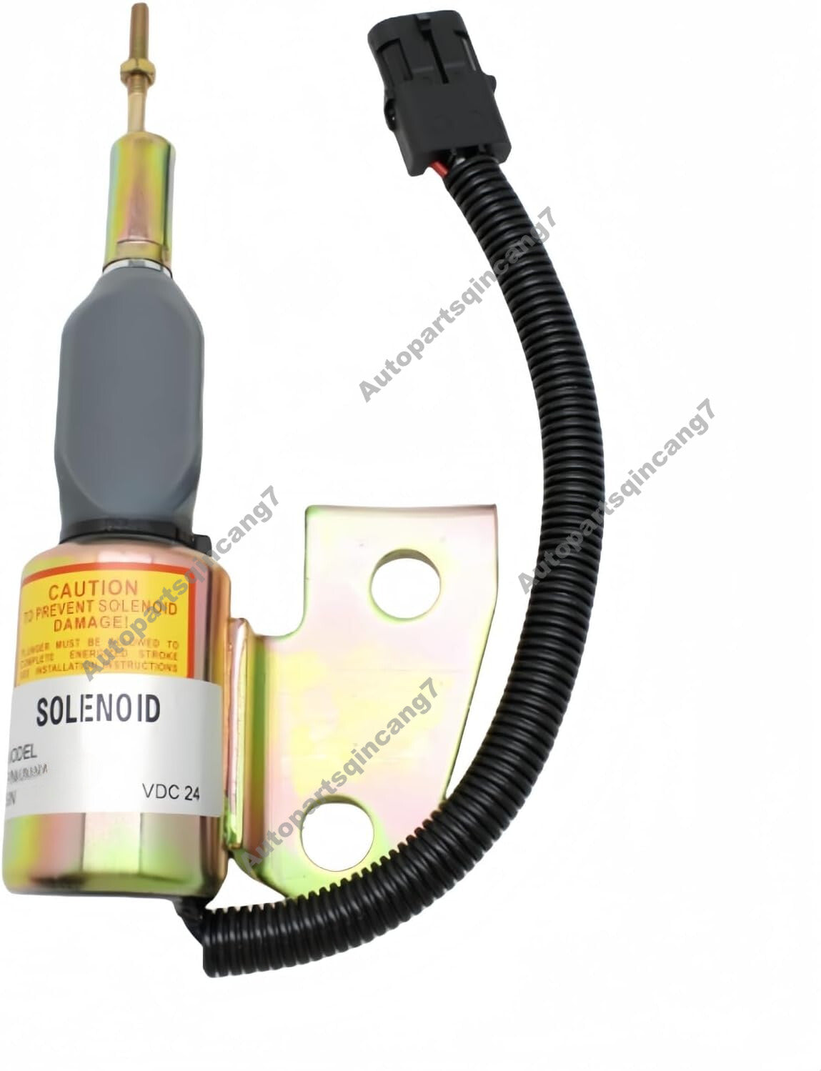 24V Stop Solenoid 87420953 for CASE Excavator CX130 CX160 Wheel Loader 821 521D