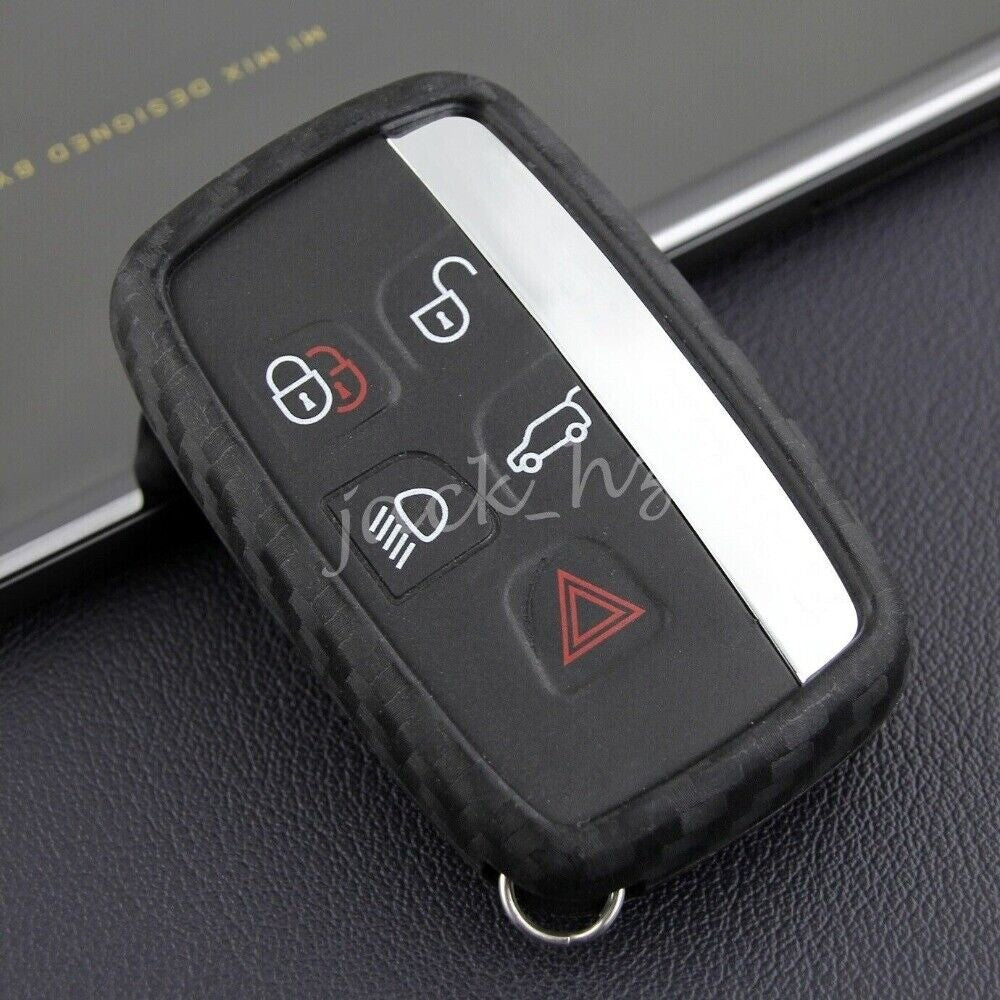 Carbon Fiber Key Case Fob Cover For XE/F-PACE for Range Rover Sport Evoque Discovery n