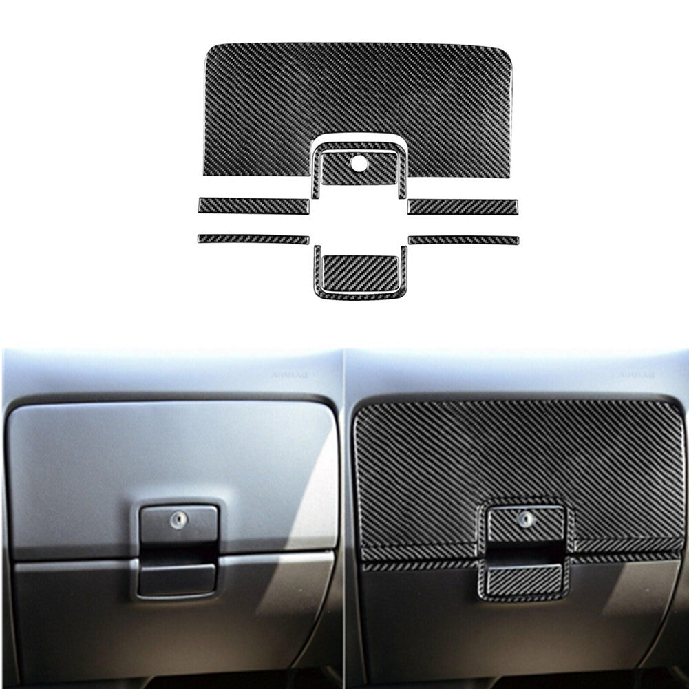 Red Carbon Fiber Center Console Dashboard Panel Cover Trim For Model 3/Y v